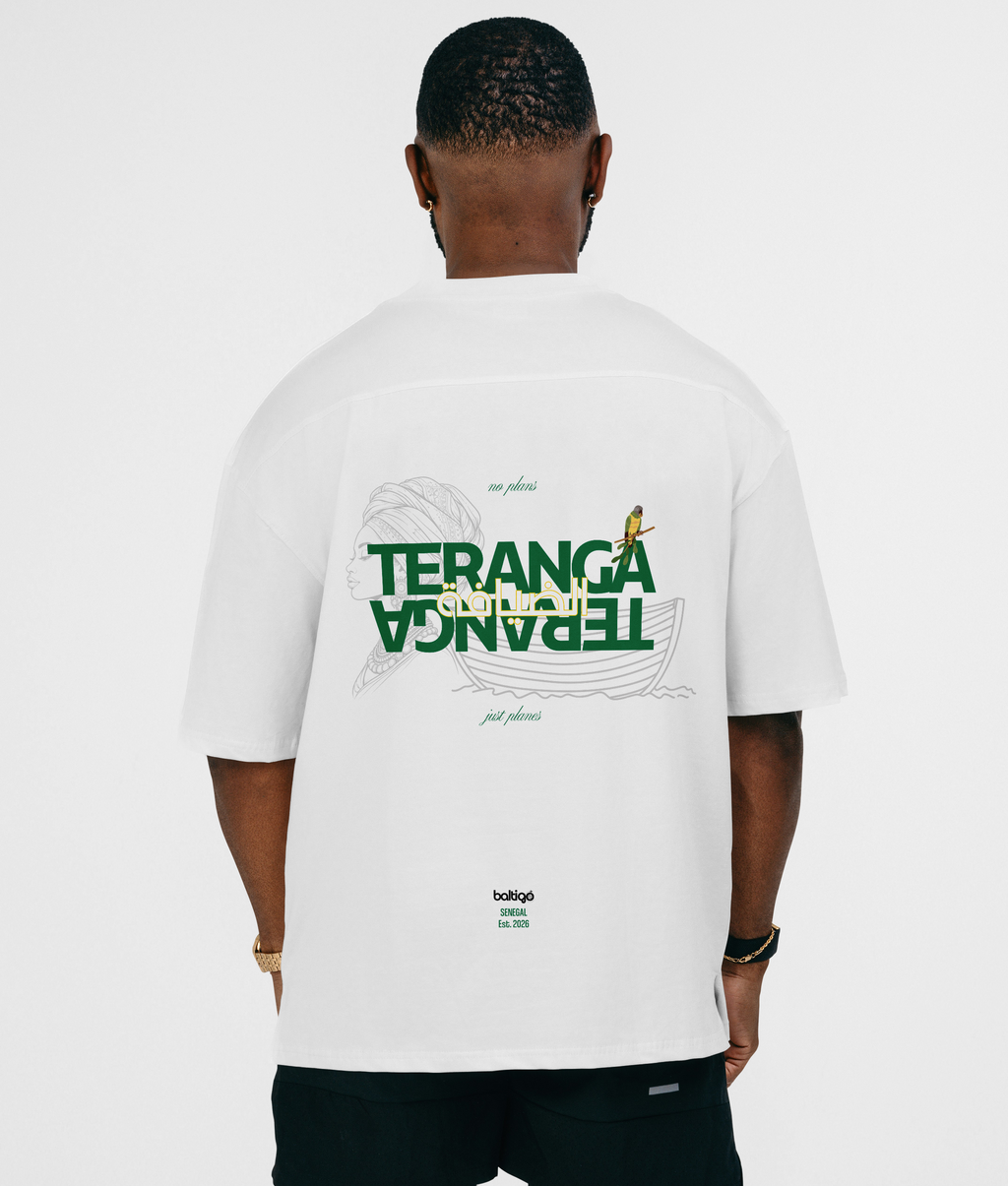 T-shirt unisexe oversize à imprimé - Sénégal