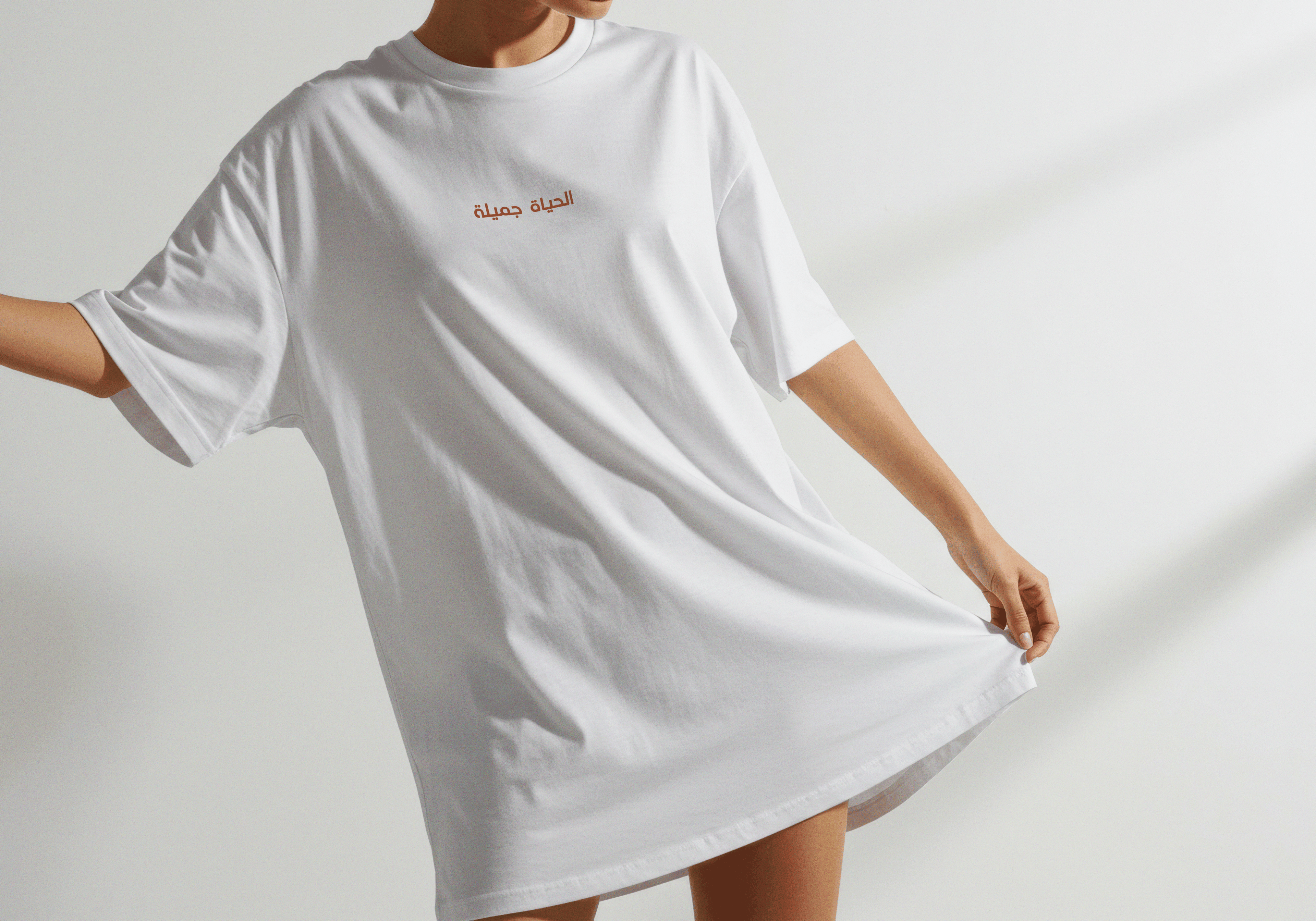 T-shirt unisexe oversize à imprimé - Namibie